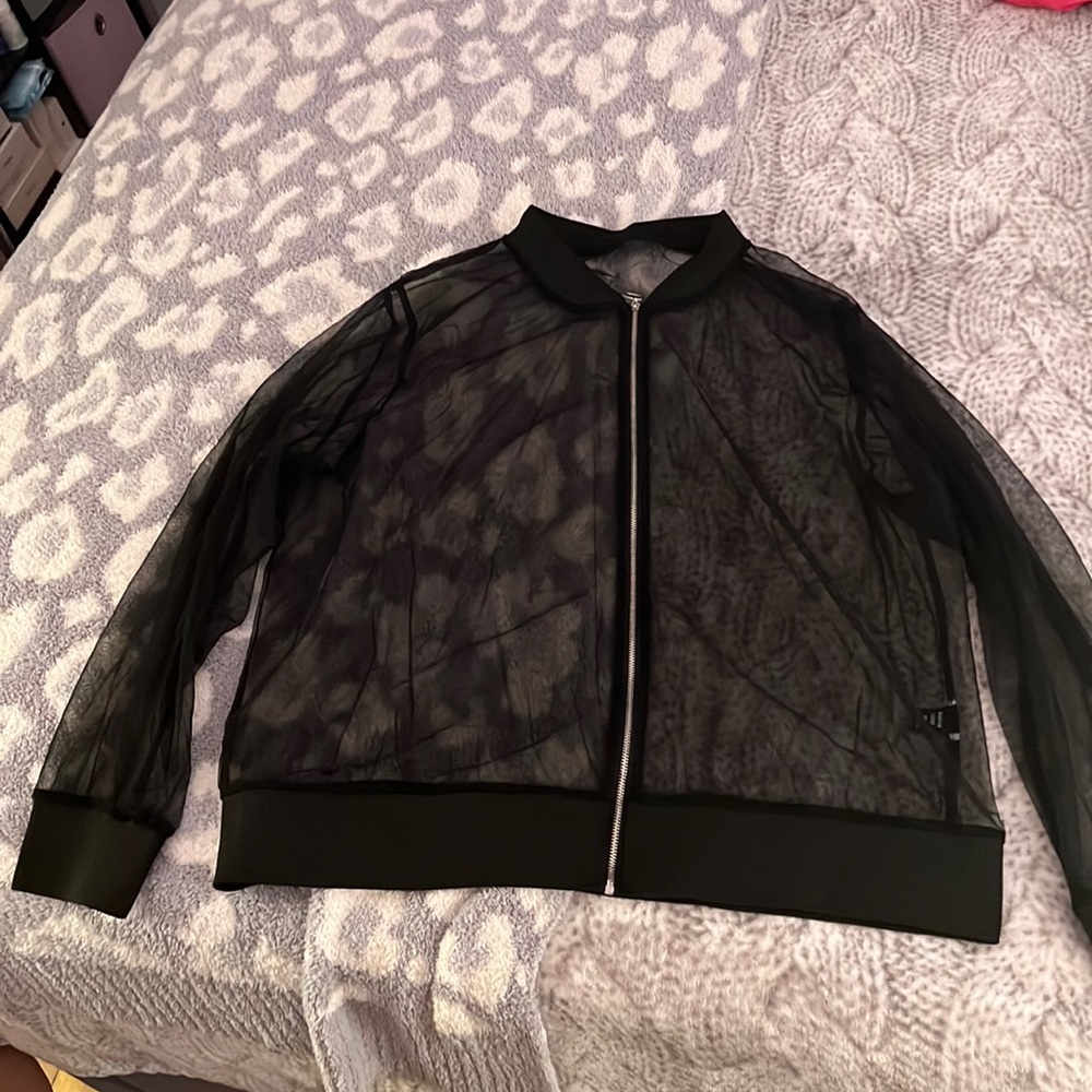 Black mesh jacket